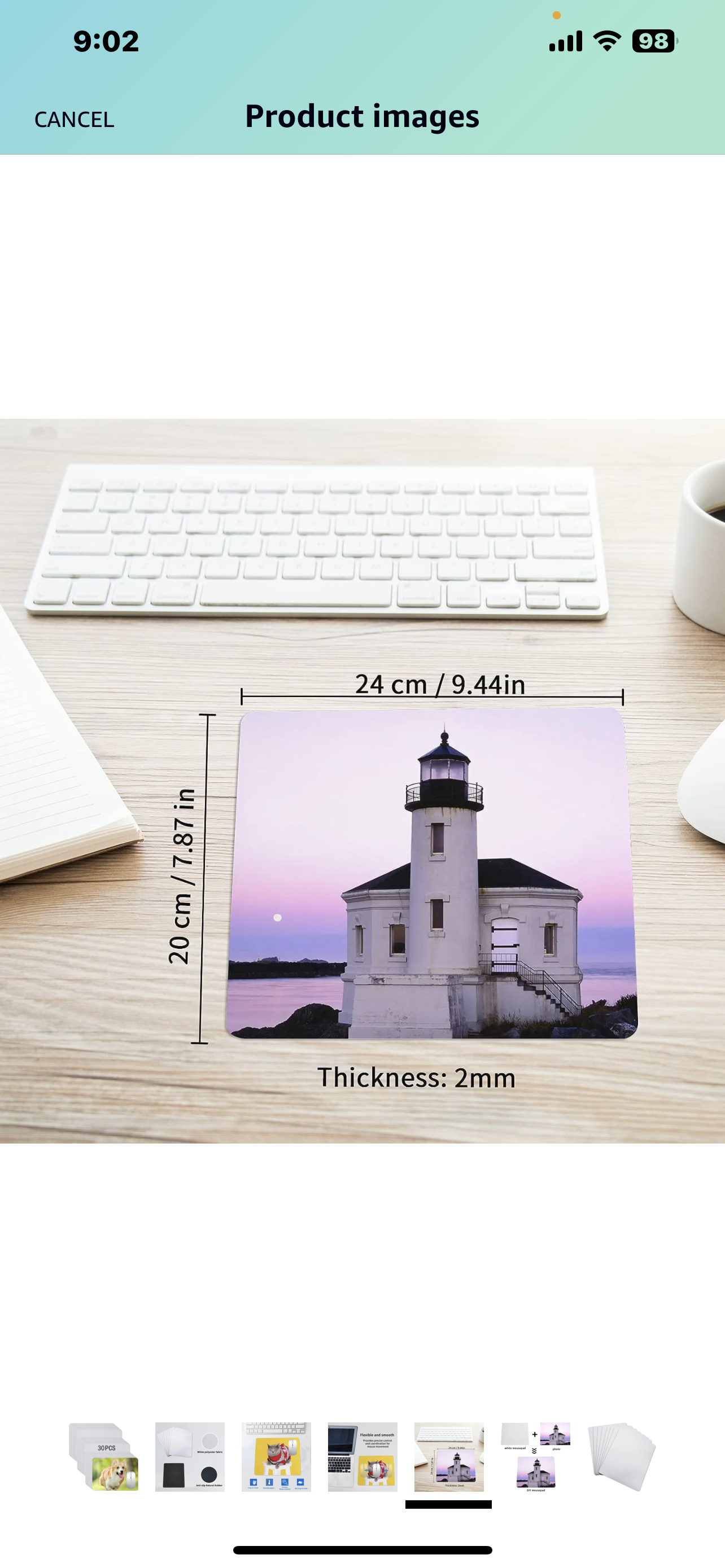 Thanksgiving - Gnome Pumpkin Pie and Turkey - Mousepad - 9.45 x 7.87" (Copy)