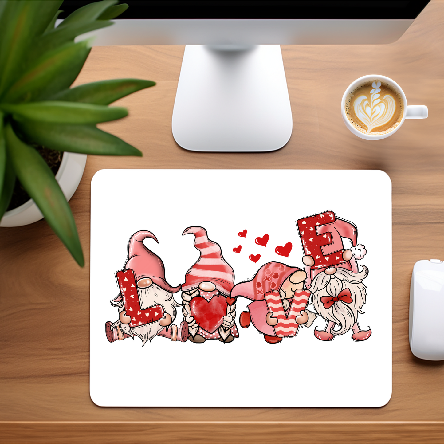 Valentine Day Love | Mousepad - 9.45 x 7.87"