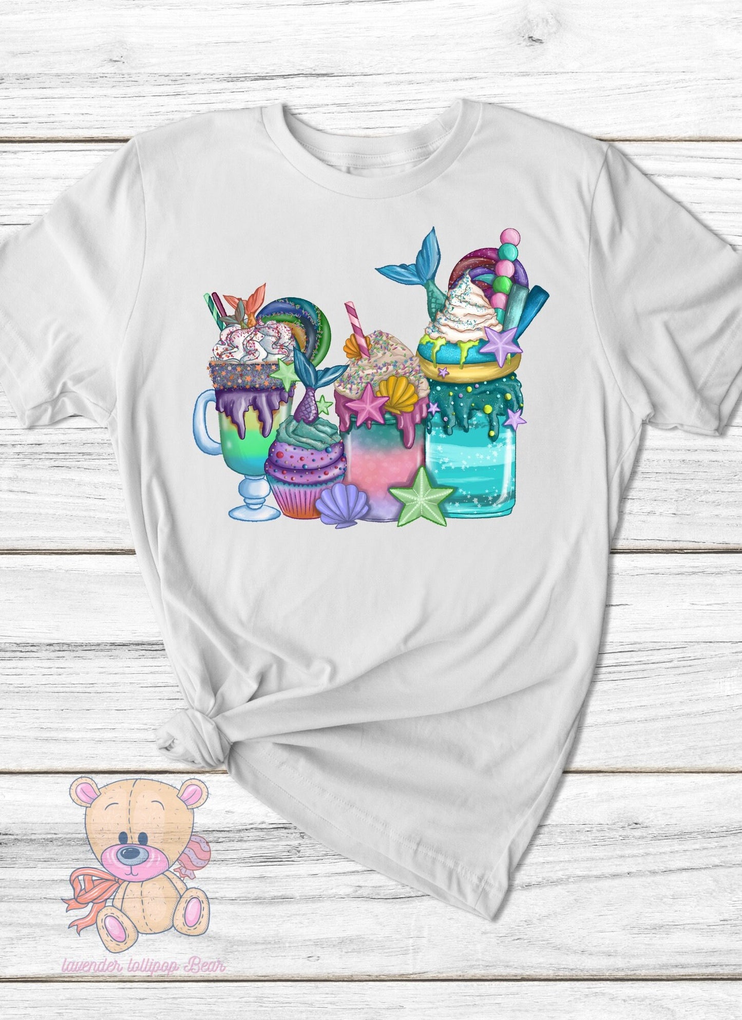 Mermaid Coffee Cup Shirt