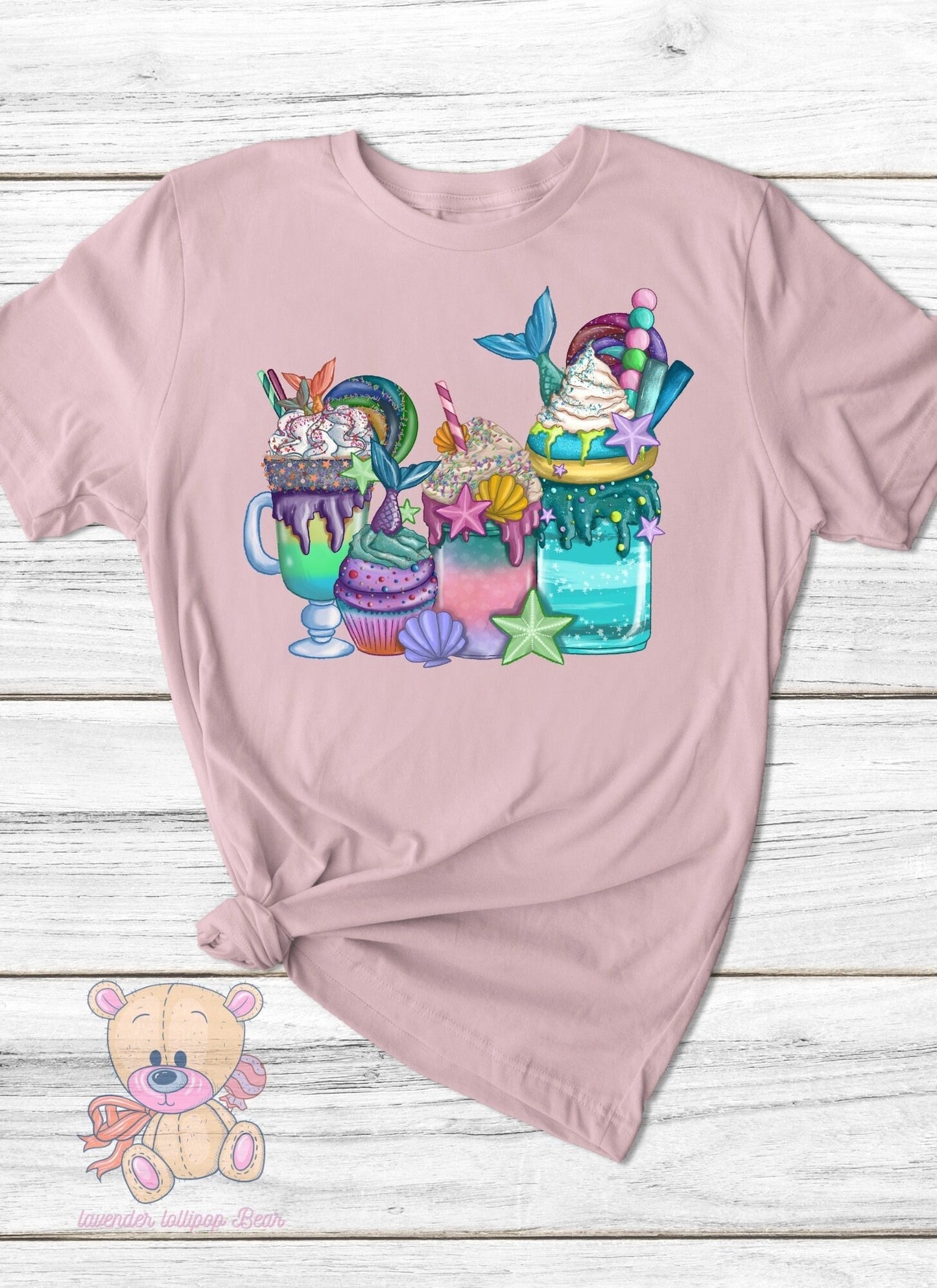Mermaid Coffee Cup Shirt