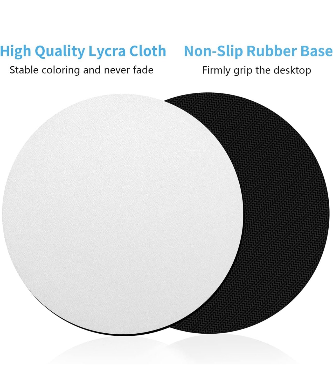 Ho Ho Ho Merry Christmas Ornament's - Round Mousepad - 7.87 x 7.87"