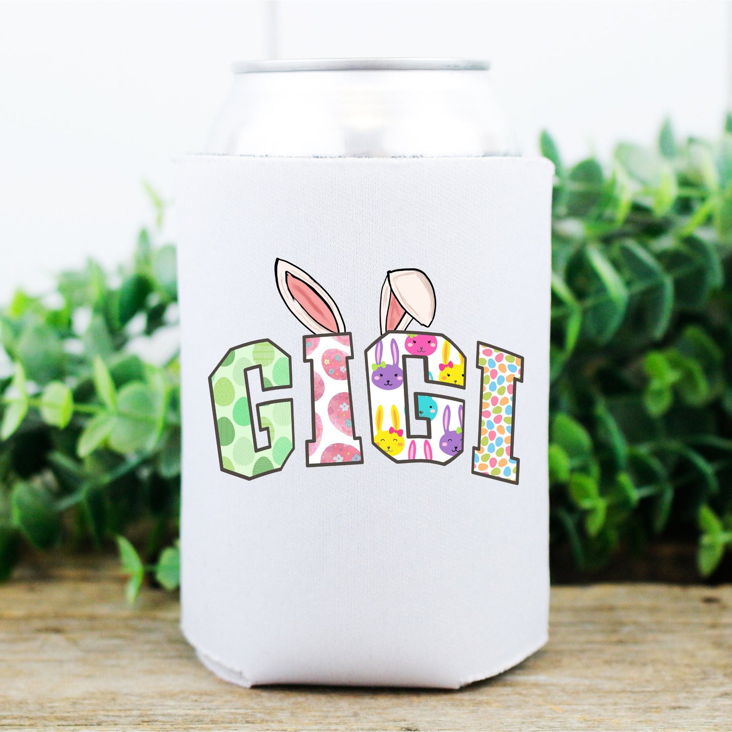 Easter | Gigi Easter | koozie | Can cooler - Set of 2