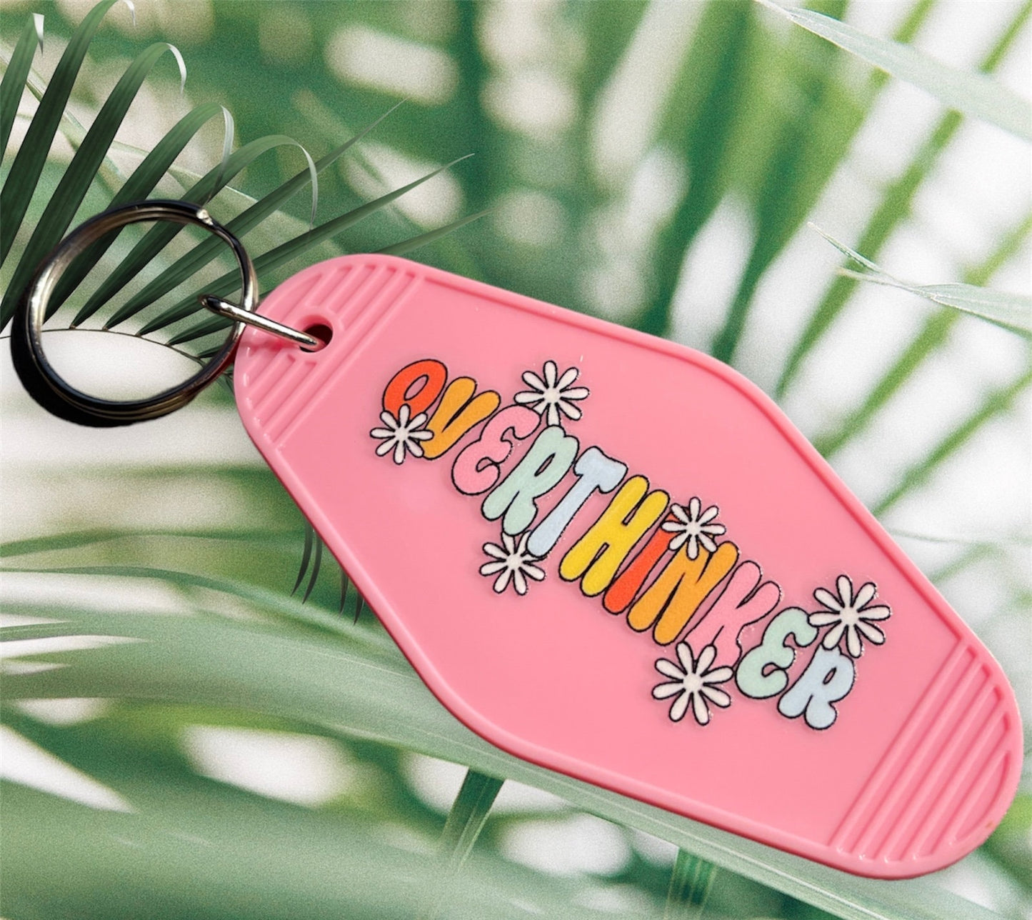 Motel Keychain | Overthinker | Pink