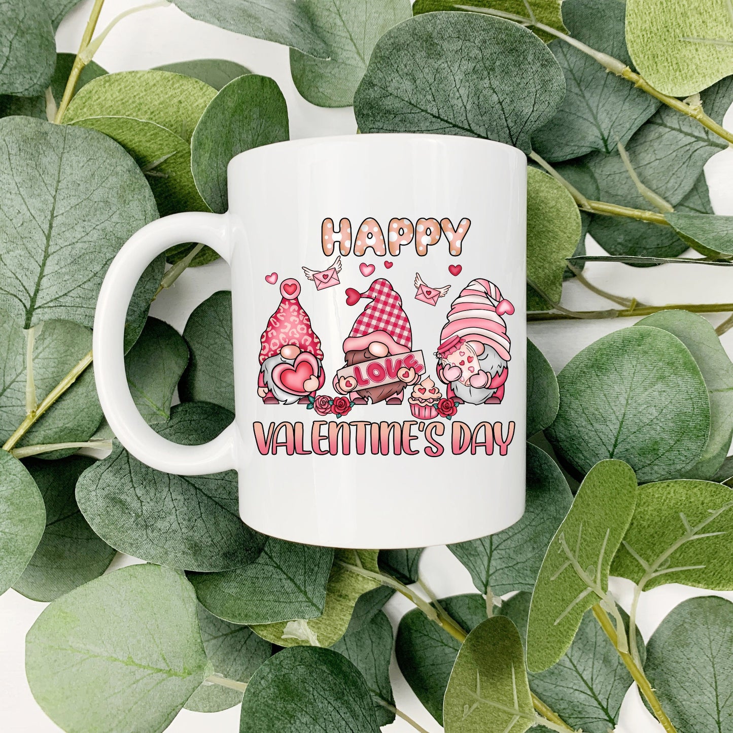 Happy Valentine Day | Gnomes | 15oz Coffee Cup