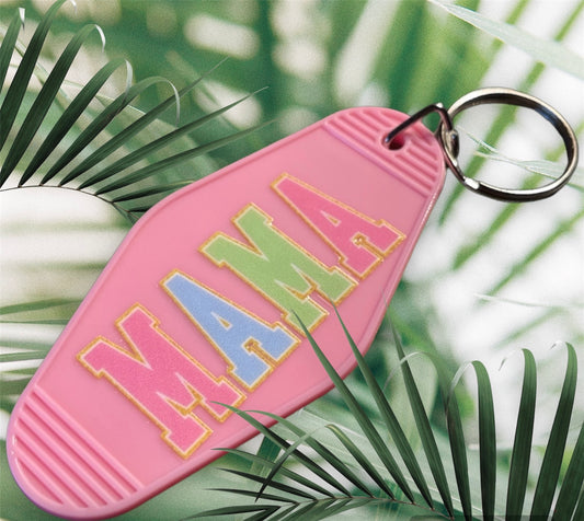 Motel Keychain- MAMA Varsity Letter