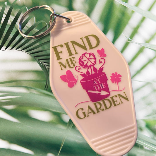 Motel Keychain | Find Me At The Garden
