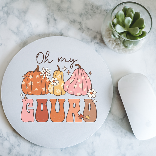 Oh My Gourd - Round Mousepad - 7.87 x 7.87" (Copy) (Copy)