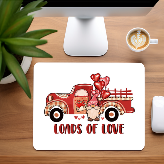 Valentine Day Loads Of Love | Mousepad - 9.45 x 7.87"