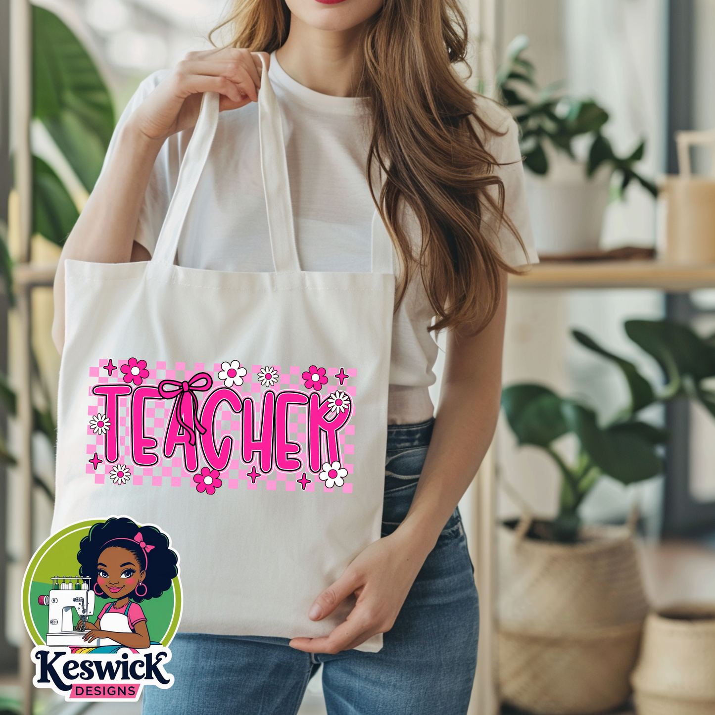 Teacher Tote Bag | Cute Teacher Gift | Teacher Appreciation Week | Classroom Tote Bag | Teacher Life Bag | End of Year Teacher Gift