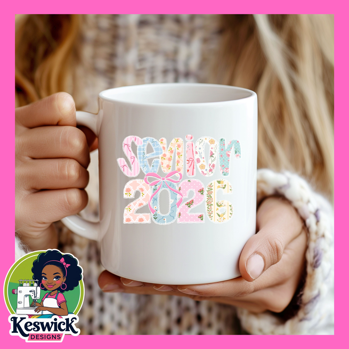 Senior 2026 Coffee Mug | Cute Floral Senior Mug | Class of 2026 Gift |Graduation Mug for Her| Senior Year Gift Idea