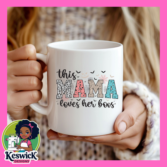 Halloween Mama Coffee Mug | Spooky Cute Fall Mug | Mama Cup | Halloween Gift for Mom | Fall Coffee Lover Mug