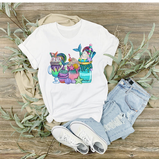 Mermaid Coffee Cup Shirt