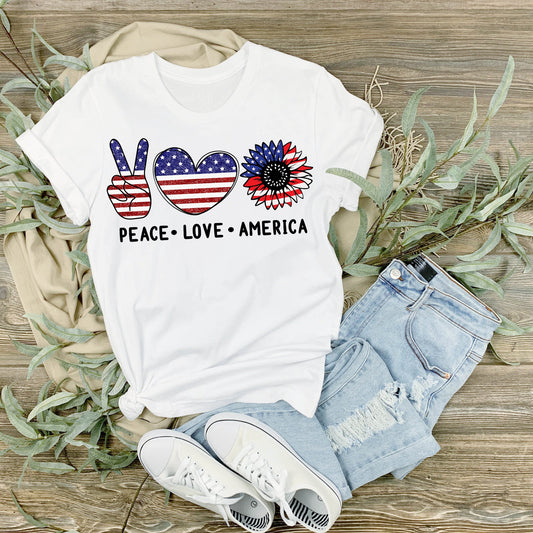 Peace Love America T-Shirt