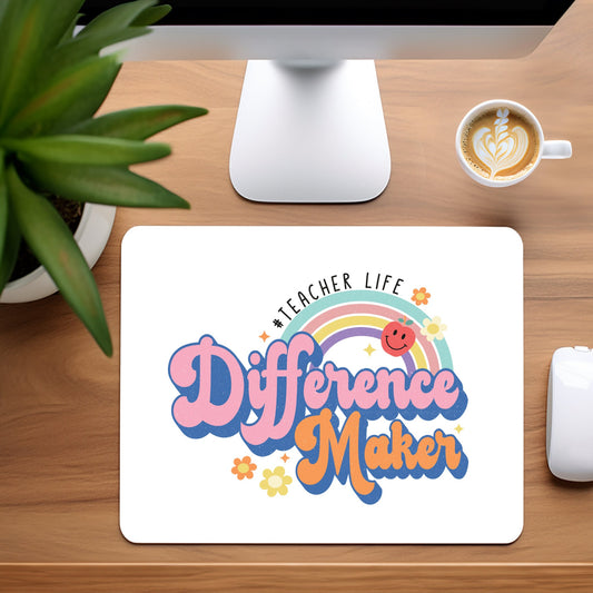 Teacher Life Difference Maker - Mousepad - 9.45 x 7.87"