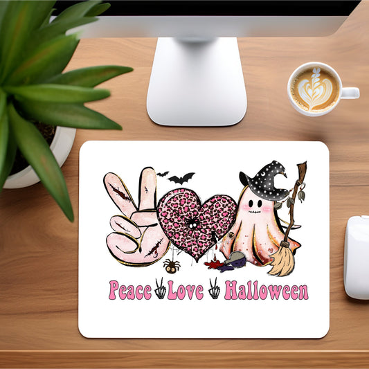 Peace Love Halloween - Mousepad - 9.45 x 7.87"