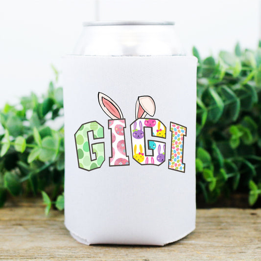Easter | Gigi Easter | koozie | Can cooler - Set of 2