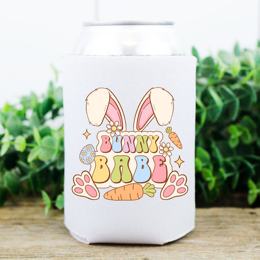 Easter | Bunny Babe | koozie | Can cooler - Set of 2