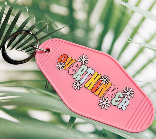 Motel Keychain | Overthinker | Pink