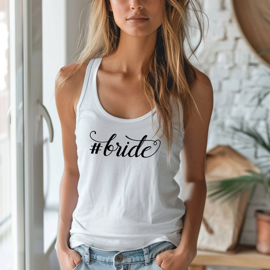 Bride | Wedding Theme | Razor back tank top