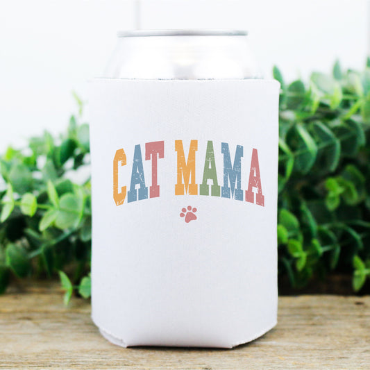 Cat Mama | koozie | Can cooler | Set of 2