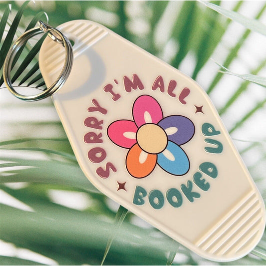 Motel Keychain | Sorry I’m All Booked Up