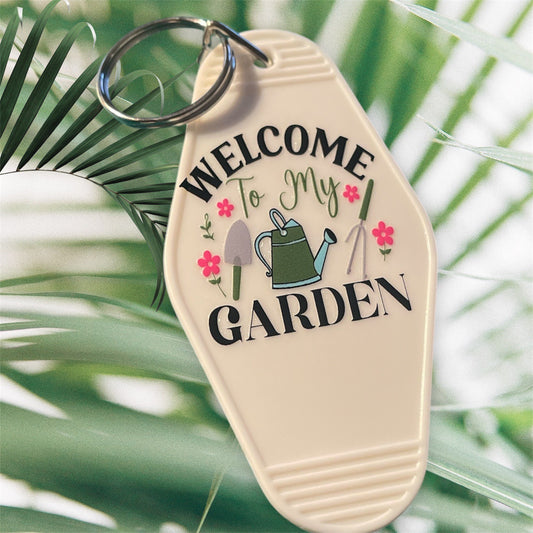 Motel Keychain | Welcome To My Garden