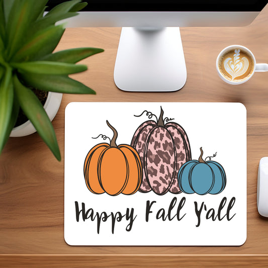 Happy Fall Y’all - Mousepad - 9.45 x 7.87"