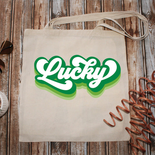 Lucky | St. Patrick Day | Tote Bag 15x16